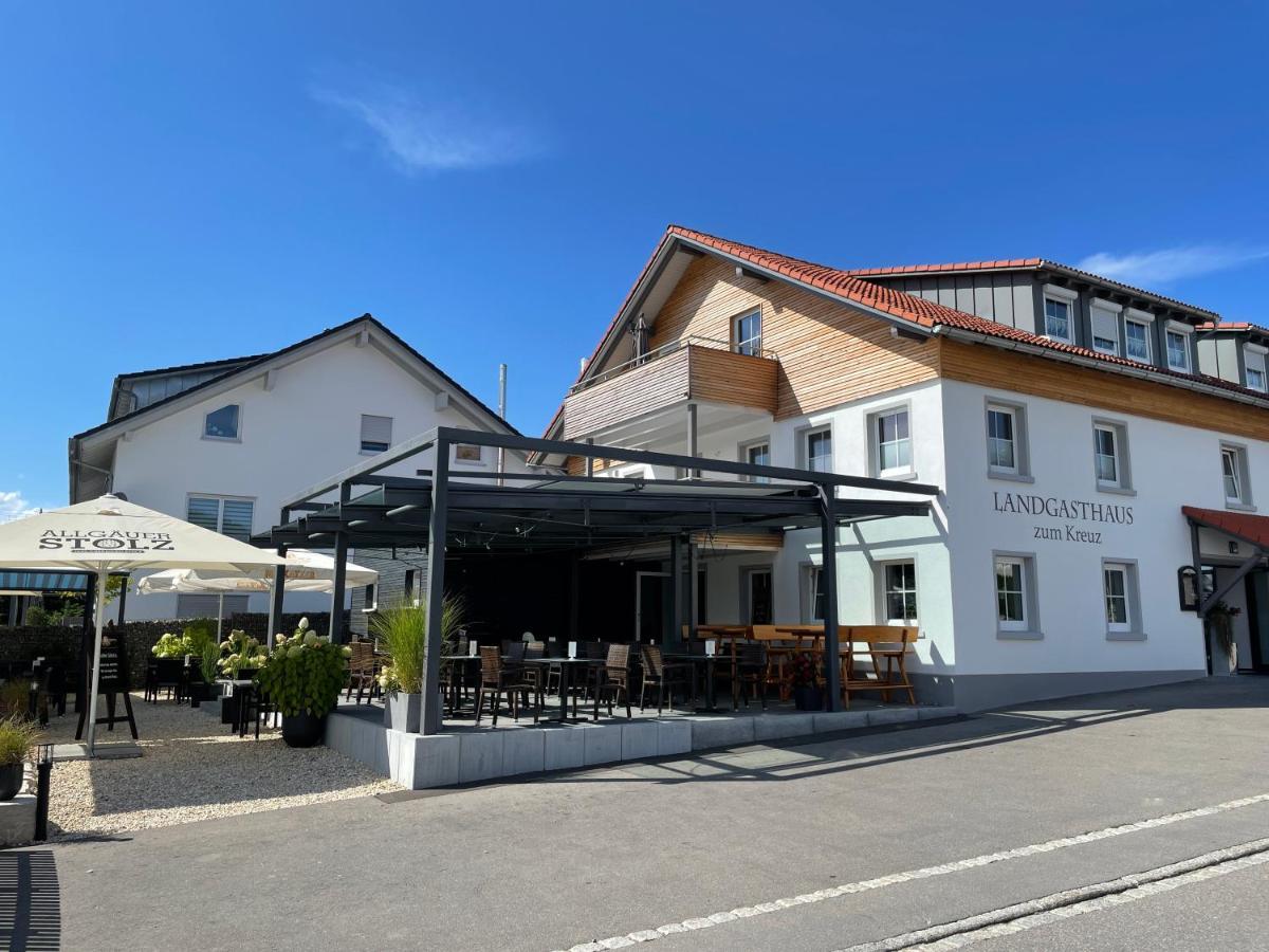 Landgasthaus Zum Kreuz Gbr Isny im Allgau Exterior photo